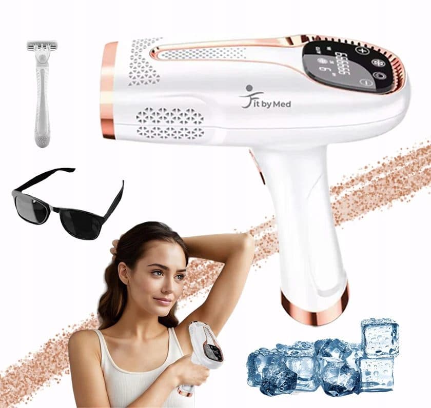 Depilator IPL BHRL4 w kolorze białym z akcesoriami z zestawu
