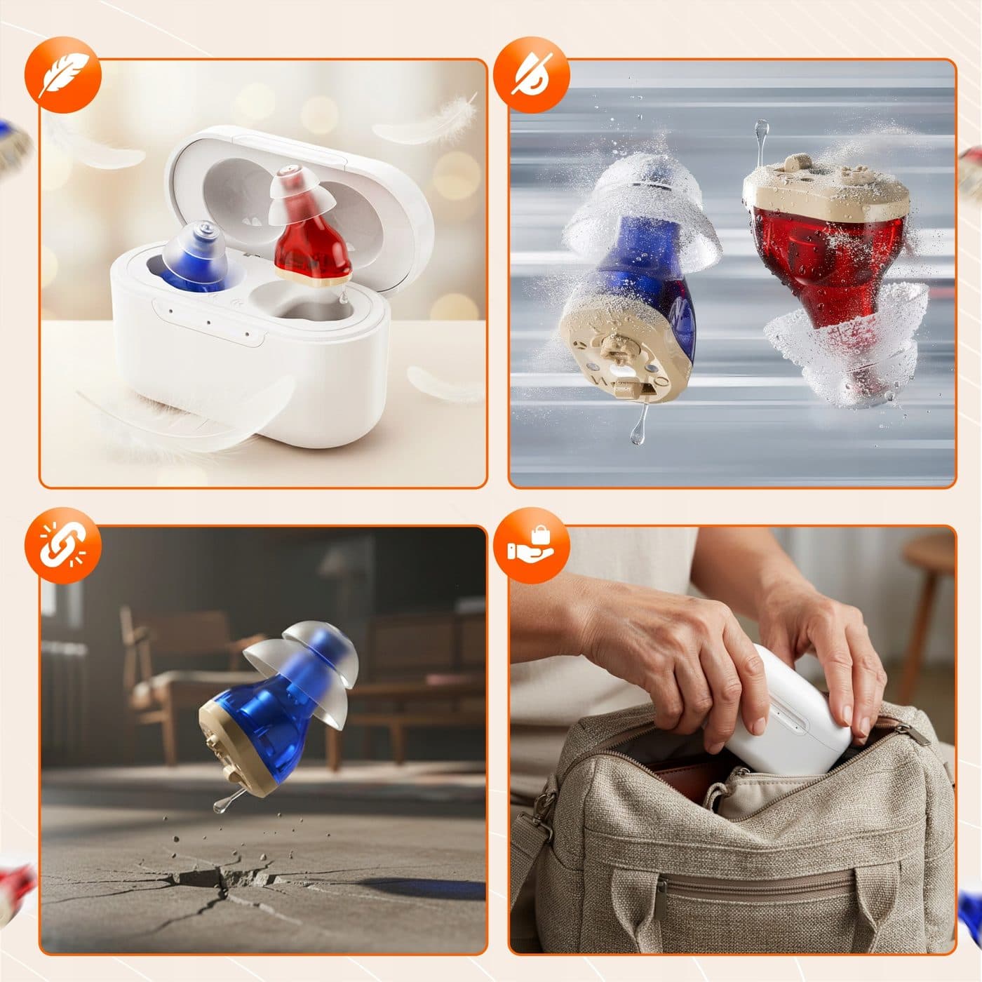 Wzmacniacz GM931 — odporność na pot, kurz i codzienne noszenie