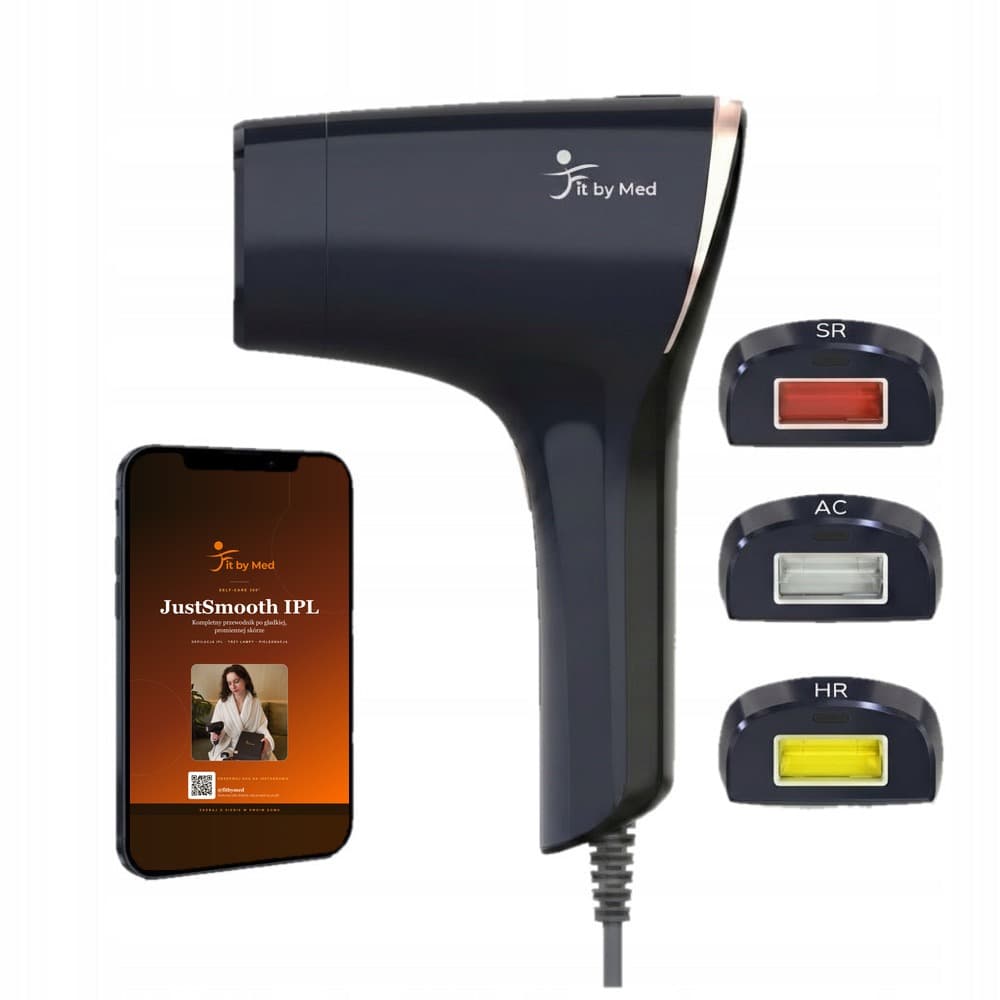 Depilator IPL T19B — zestaw z trzema lampami HR, SR i AC