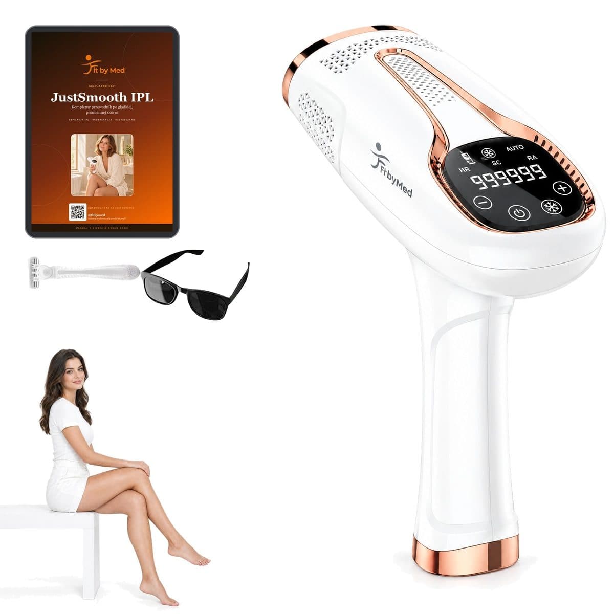 Depilator IPL BHRL4 w kolorze białym